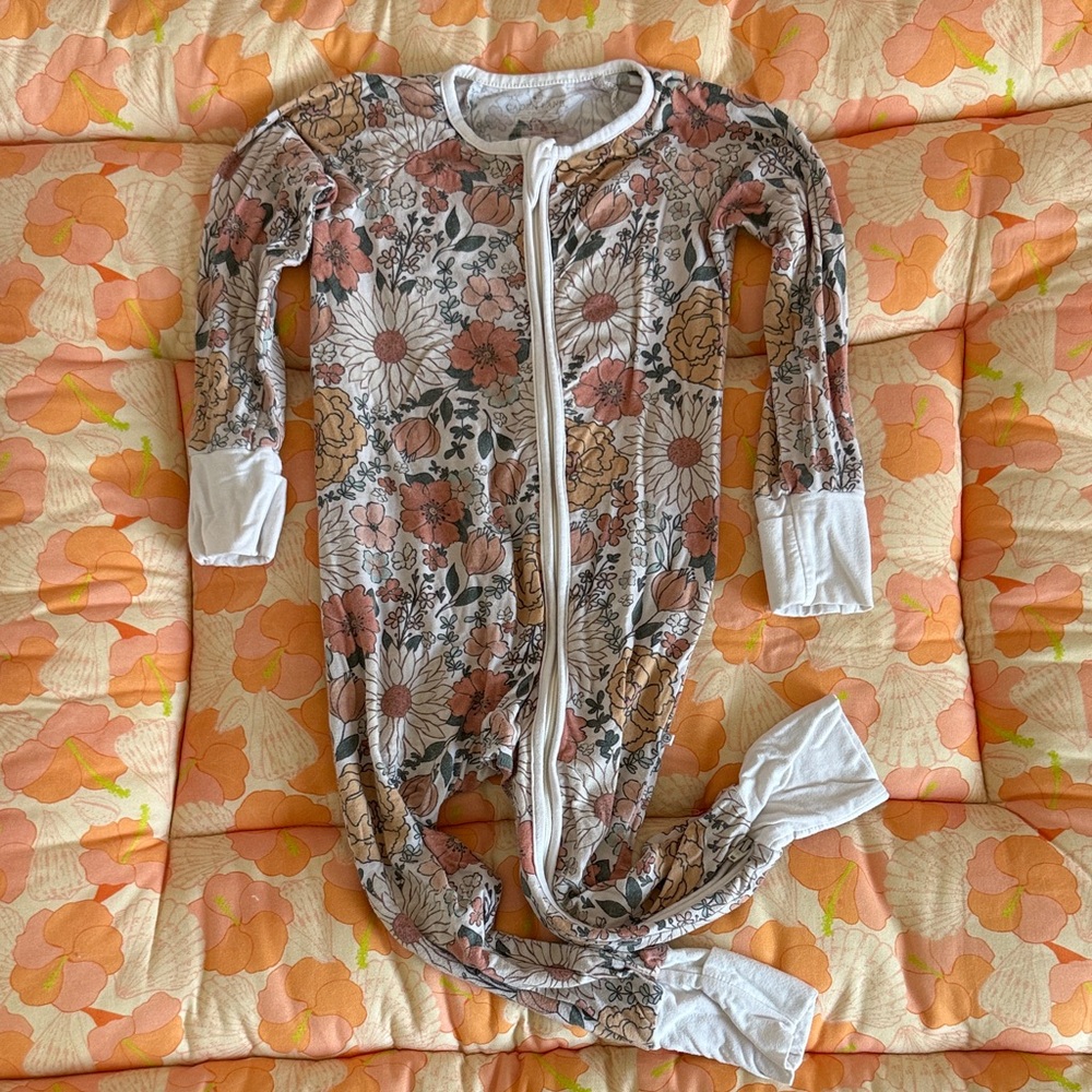 Caden Lane Floral Kids Pajamas - Multicolor